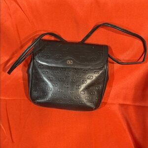 Elegant Black valentine Leather Shoulder Bag